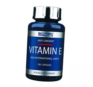 Витамин Е, Vitamin E, Scitec Essentials  100капс (36170020)