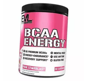 Аминокислоты с кофеином и зеленым чаем для энергии, BCAA Energy, Evlution Nutrition  270г Розовый старбласт (28385002)