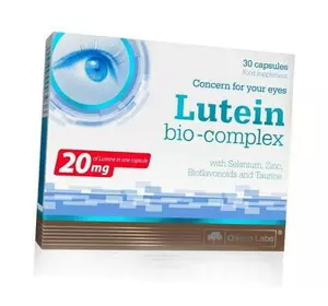 Лютеин Комплекс для зрения, Luteina Bio-Complex, Olimp Nutrition  30капс (72283003)