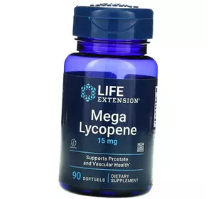 Ликопин, Mega Lycopene 15, Life Extension  90гелкапс (70346008)