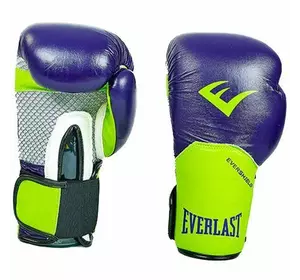 Перчатки боксерские Pro Style Elite BO-5228 Everlast  10oz Сине-салатовый (37409009)