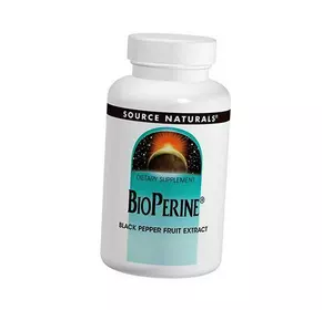 Экстракт Черного перца, BioPerine, Source Naturals  60таб (71355017)
