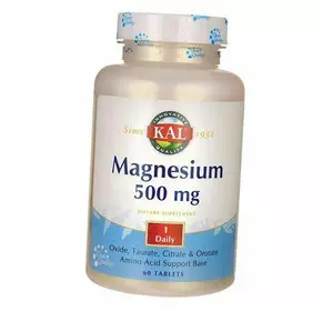 Магний, Magnesium 500, KAL  60таб (36424013)