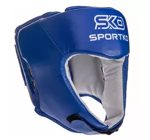 Шлем боксерский открытый ФБУ ОК1 SP-4706 Sportko  M Синий (37451036)