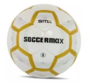 Мяч футбольный FB-5047 Soccermax  №5 Бело-золотой (57569016)