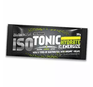 Изотоник, Спортивный напиток, Isotonic, BioTech (USA)  30г Холодный чай с лимоном (15084001)