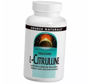 Цитруллин, L-Citrulline 500, Source Naturals  60капс (27355027)