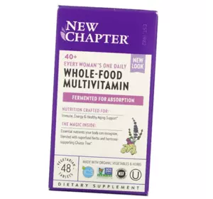 Ежедневные Мультивитамины для женщин 40 +, Every Woman's 40+ One Daily Multivitamin, New Chapter  48вегтаб (36377023)