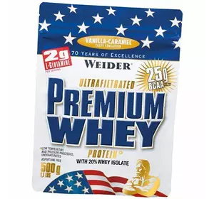 Ультрафильтрованный сывороточный протеин, Premium Whey Protein, Weider  500г Ваниль-карамель (29089007)