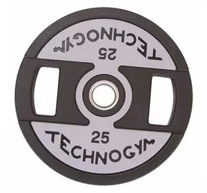 Блины (диски) с хватом TG-1837 Technogym  25кг  Черный (56542003)