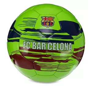 Мяч футбольный FC Barselona FB-3473 Ballonstar  №5 Салатовый (57566045)