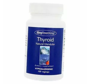 Поддержка щитовидной железы, Thyroid, Allergy Research Group  100вегкапс (72372006)