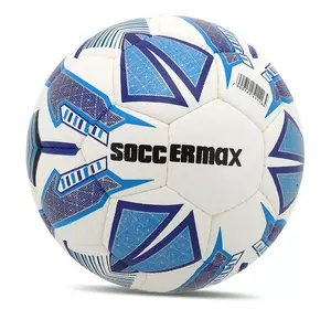 Мяч футбольный Hybrid FB-4166 Soccermax  №5 Бело-синий (57569013)