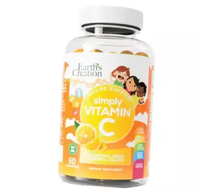 Витамин С для детей, Kids Vitamin C Gummy, Earth's Creation  60таб (36604013)