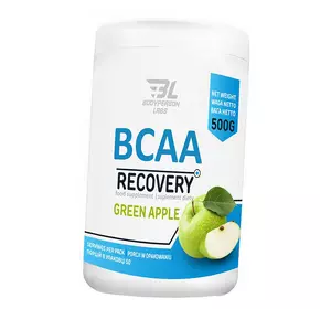 ВСАА для восстановления, BCAA Recovery, Bodyperson Labs  500г Зеленое яблоко (28598001)