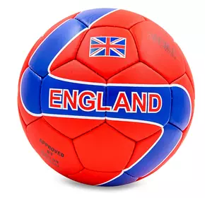 Мяч футбольный England FB-0047-756 Ballonstar  №5 Красно-синий (57566040)