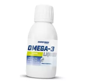 Жидкая Омега 3, Omega-3 Liquid, Energy Body  150мл Лимон (67149001)