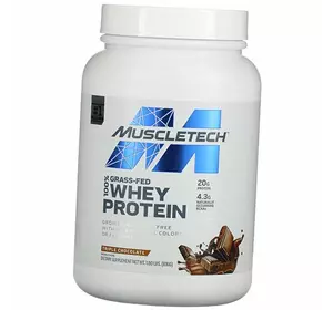 Сывороточный Протеин травяного откорма, 100% Grass-Fed Whey Protein, Muscle Tech  816г Тройной шоколад (29098020)