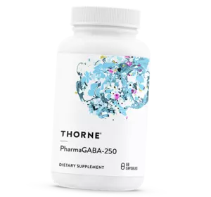 Гамма-аминомасляная кислота, PharmaGABA-250, Thorne Research  60капс (72357021)