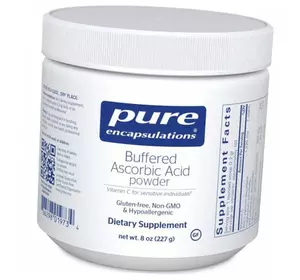 Аскорбиновая кислота порошок, Ascorbic Acid Powder, Pure Encapsulations  227г Без вкуса (36361134)