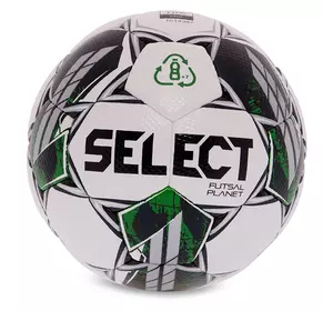 Мяч футзальный Futsal Planet V22 Z-PLANET-WG Select  №4 Бело-зеленый (57609003)