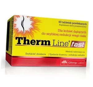 Жиросжигатель на основе натуральных компонентов, Therm Line Fast, Olimp Nutrition  60таб (02283020)