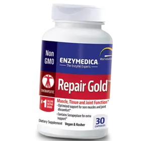 Ферменты для мышц, суставов, тканей, Repair Gold, Enzymedica  30капс (72466005)
