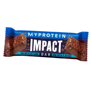 Батончик с высоким содержаниям белка, Impact Protein Bar, MyProtein  64г Черный шоколад с морской солью (14121011)