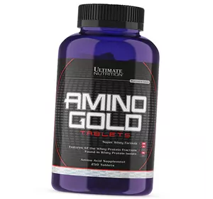 Аминокислоты из сывороточного протеина, Amino Gold, Ultimate Nutrition  250таб (27090001)