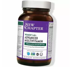 Витамины для женщин после 40 лет, Women’s Advanced 40+ Multi, New Chapter  96таб (36377017)