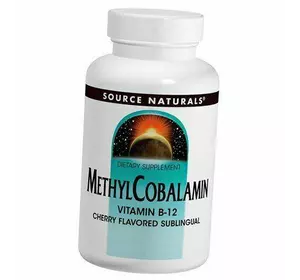 Витамин В12, Метилкобаламин, MethylCobalamin B-12, Source Naturals  30леденцов Вишня (36355083)