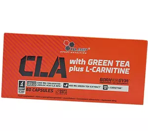 Жиросжигающий комплекс, CLA with Green Tea plus L-carnitine Sport Edition, Olimp Nutrition  60гелкапс (02283023)