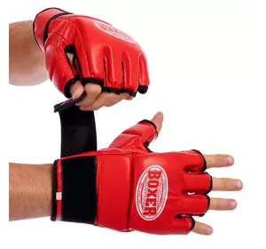 Перчатки для смешанных единоборств MMA 5020 Boxer  L Красный (37588009)