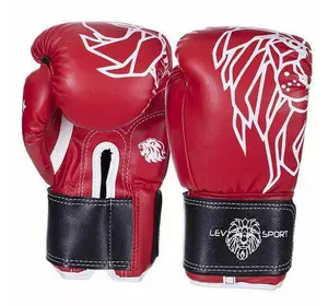 Перчатки боксерские LV-4280 Lev Sport  10oz Красный (37423005)