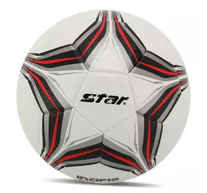 Мяч футбольный Incipio Plus SB6415C Star  №5 Желто-красный (57623017)