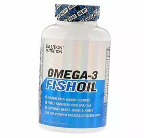 Омега 3, Рыбий жир, Omega 3 Fish Oil, Evlution Nutrition  120гелкапс (67385001)