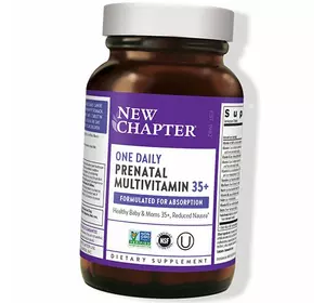 Витамины для беременных, One Daily Prenatal Multivitamin 35+, New Chapter  30вегтаб (36377033)