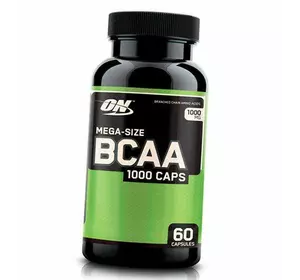 Аминокислоты BCAA, BCAA 1000, Optimum nutrition  60капс (28092001)