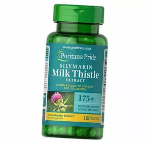 Расторопша, Silymarin Milk Thistle Standardized 175, Puritan's Pride  100капс (71367049)