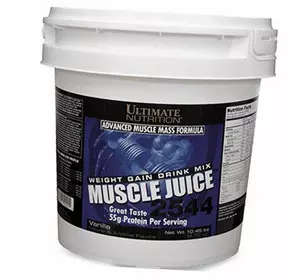 Гейнер, Muscle Juice 2544, Ultimate Nutrition  4750г Ваниль (30090002)