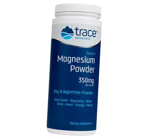 Магний, защита от стресса, Stress-X Magnesium Powder, Trace Minerals  240г Малина-лимон (36474028)