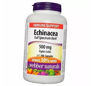 Эхинацея, Echinacea 500, Webber Naturals  180капс (71485003)