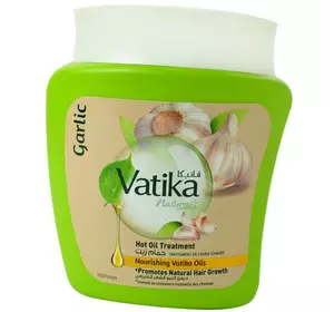 Маска для волос с экстрактом чеснока, Vatika Garlic Hair Mask, Dabur  500г  (43634018)