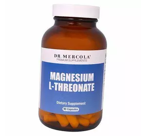 Магний L-треонат, Magnesium L-Threonate, Dr. Mercola  90капс (36387012)