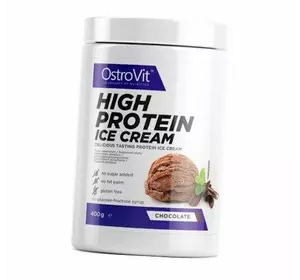 Высокопротеиновое мороженое, High Protein Ice Cream, Ostrovit  400г Шоколад (05250016)