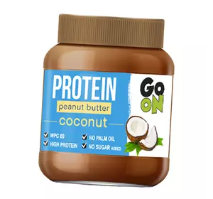 Протеиновая Арахисовая паста, Protein Peanut Butter, Go On  350г Кокос (05398003)
