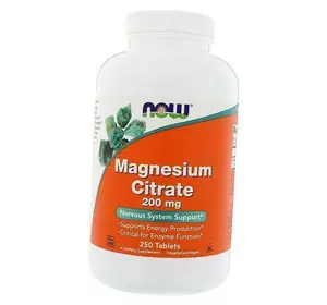Магний Цитрат, Magnesium Citrate 200, Now Foods  250таб (36128082)