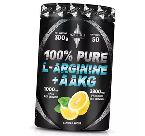Аргинин с ААКГ, 100% Pure L-Arginine + AAKG, Azgard Nutrition  300г Лимон (27613002)