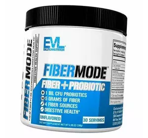 Пищевые волокна и Пробиотики, Fibermode Fiber + Probiotic, Evlution Nutrition  198г Без вкуса (69385001)
