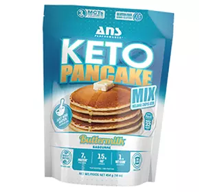 Смесь для приготовления панкейков, Keto Pancake Mix, ANS Performance  454г Пахта (74382003)